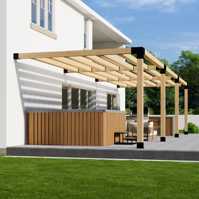 Kit de supports pour pergola de cuisine extérieure ou de terrasse