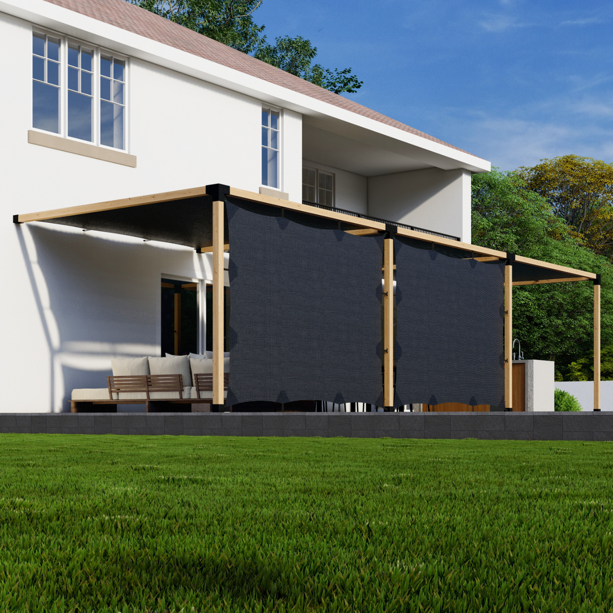 Kit pour pergola avec toile