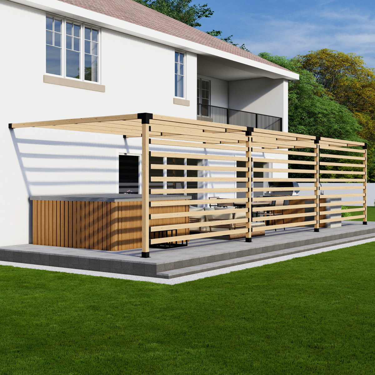 Kit de fermeture pour pergola – Pour pergola de toute taille