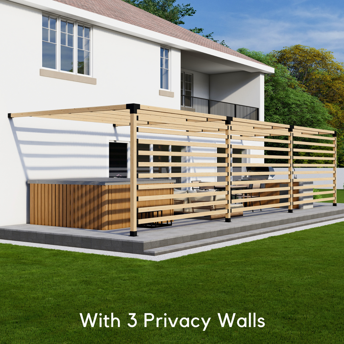 Kit de pergola moderne simple – Pour pergola de toute taille