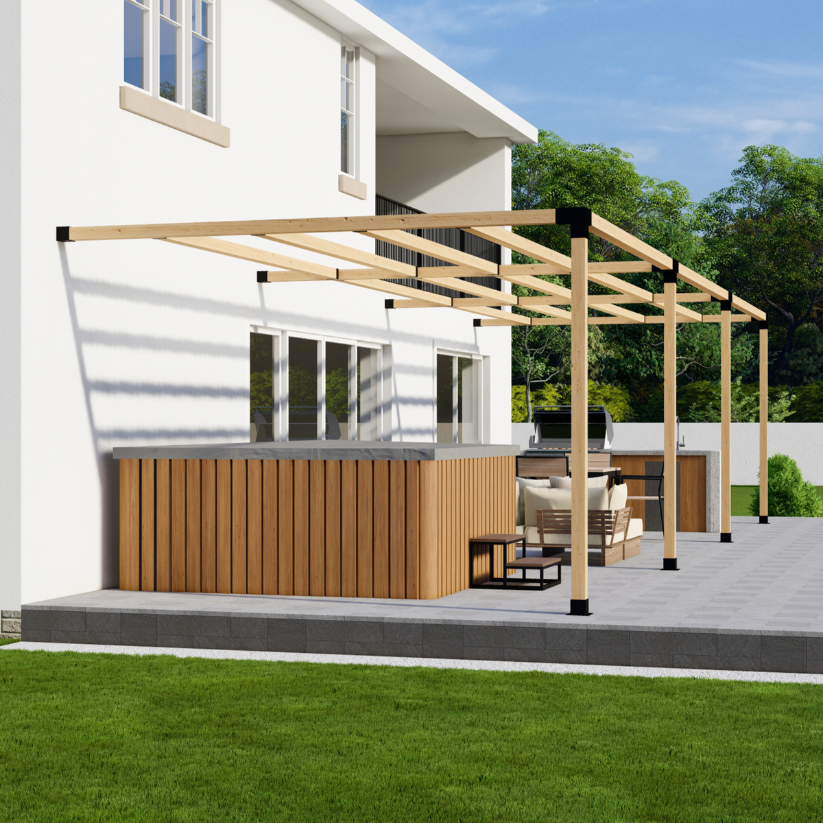 Kit de pergola murale