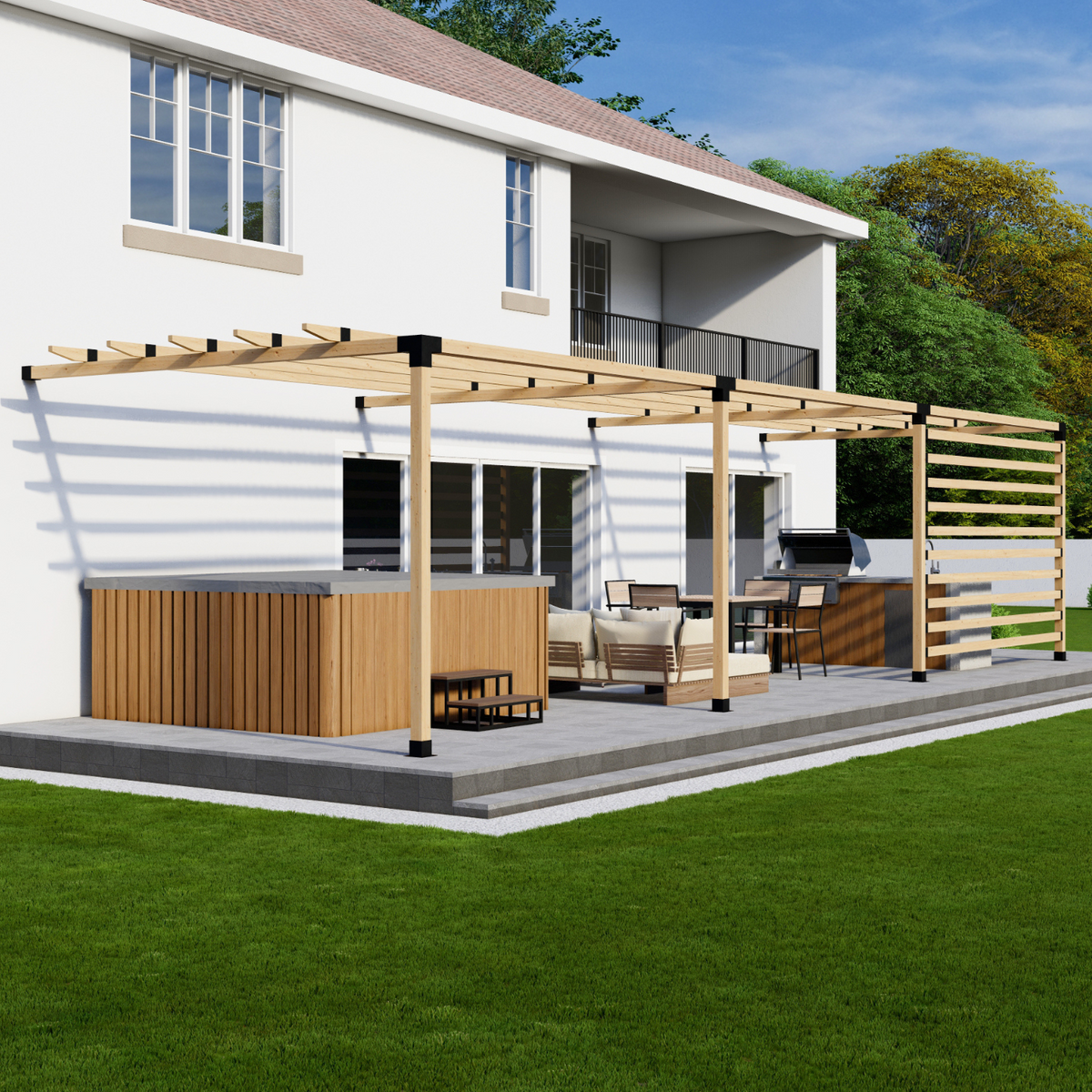 Kit de pergola Zen Pergolas très bien noté