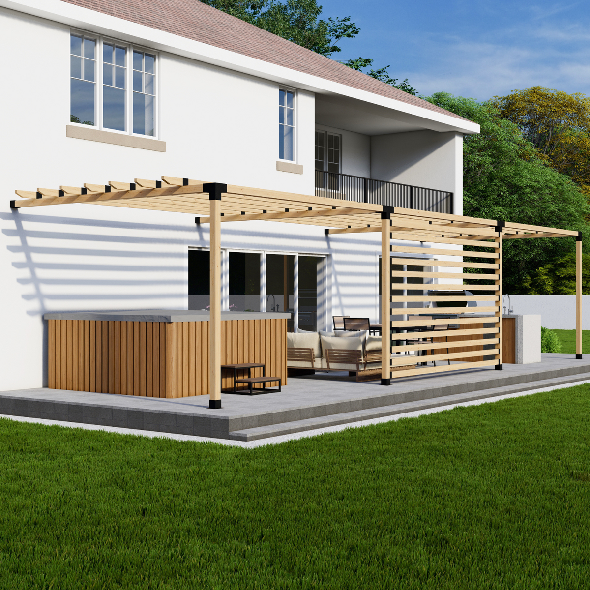 Kit DIY pour construire votre pergola