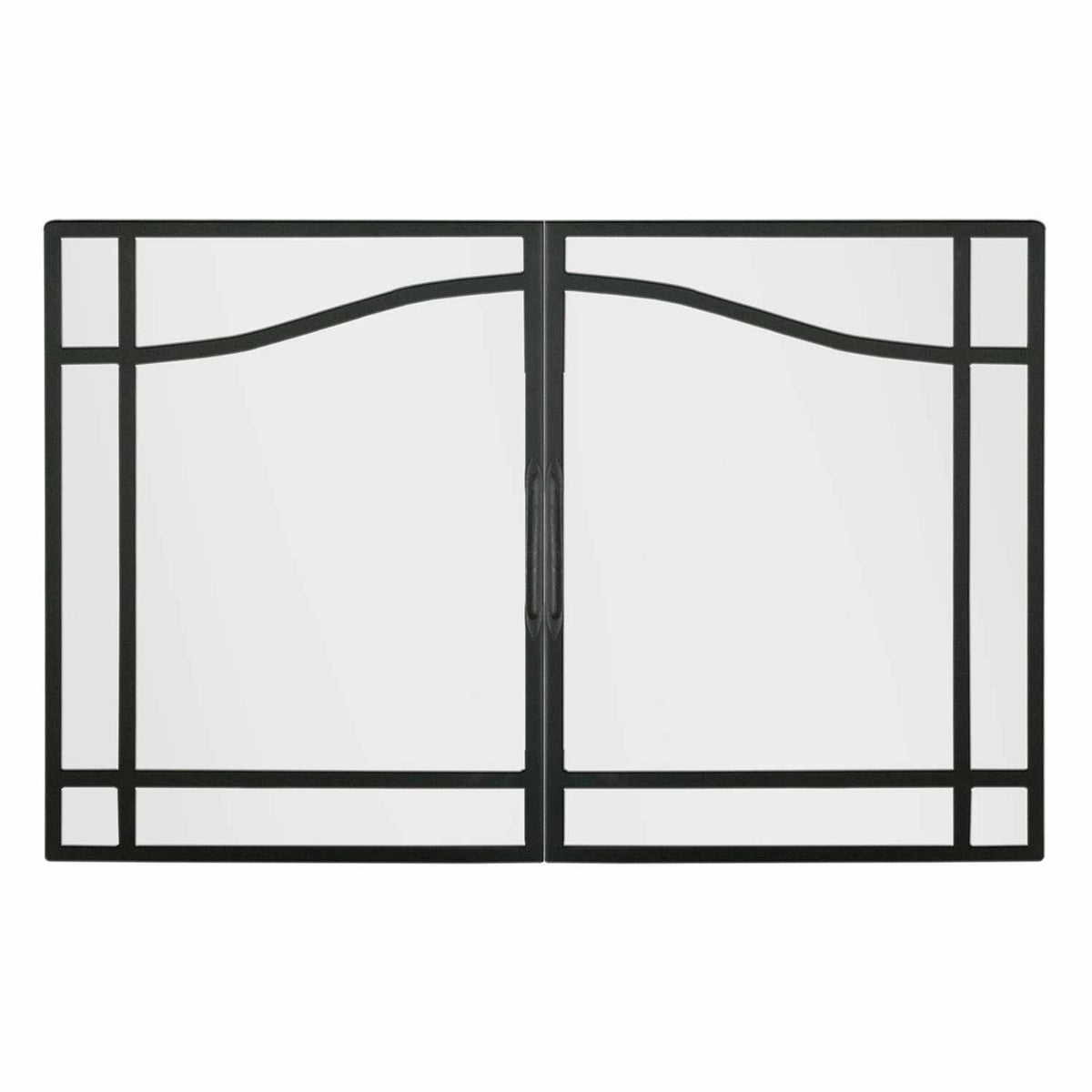 Dimplex – Porte vitrée battante pour foyer encastrable Deluxe et Standard 39 pouces – BFSDOOR39BLK