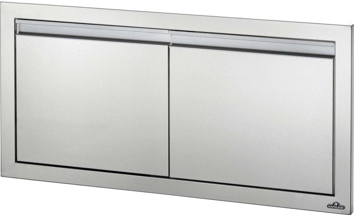 Napoleon 36" x 16" – Petite double porte en acier inoxydable – BI-3616-2D