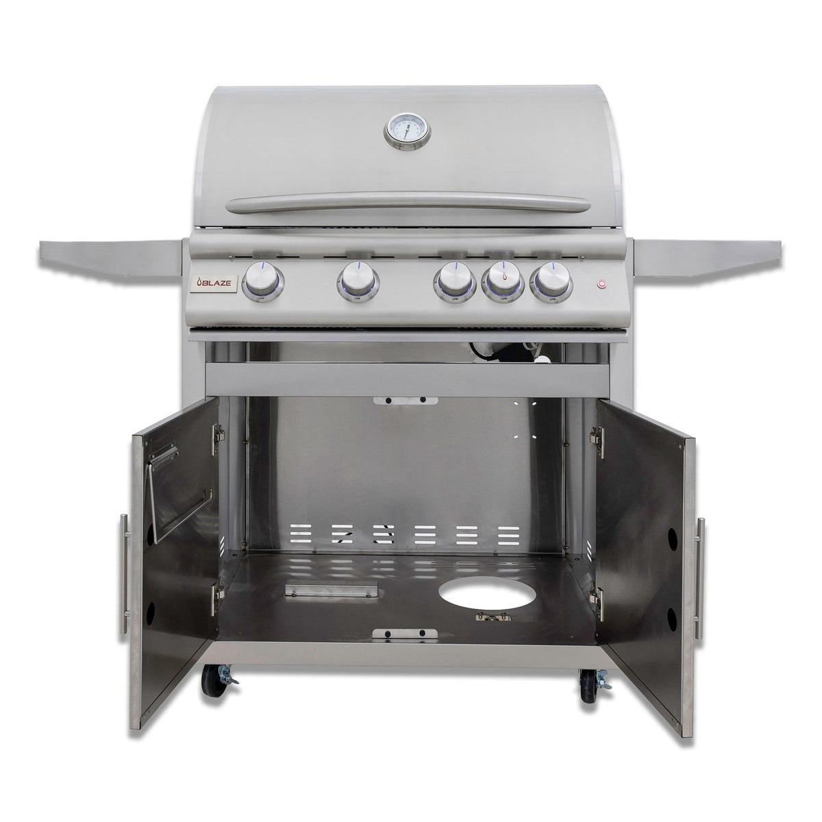 Blaze LTE PLUS 32" – Barbecue à gaz encastrable 4 brûleurs avec chariot – BLZ-4LTE3 + BLZ-4-CART-SC