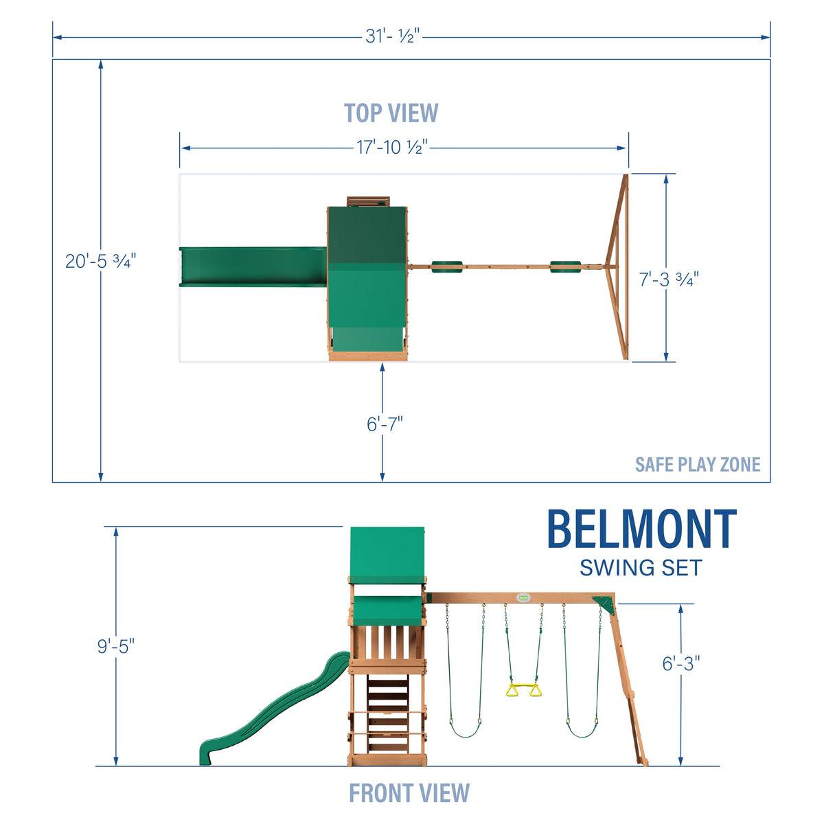 Belmont – Portique de jeux
