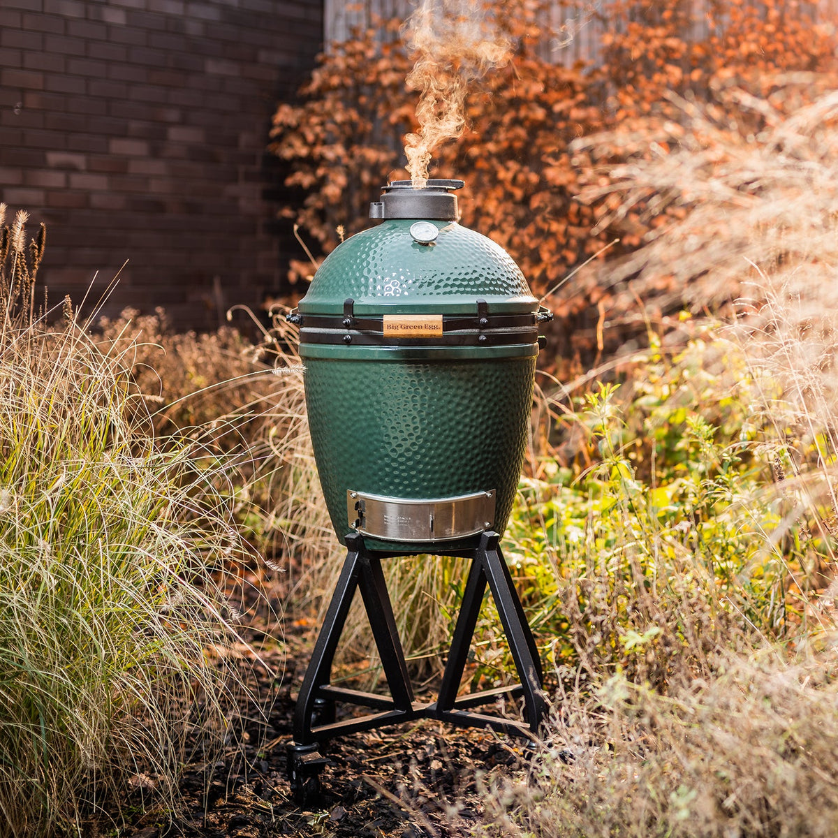 Medium Big Green Egg + ensemble intEGGrated Nest