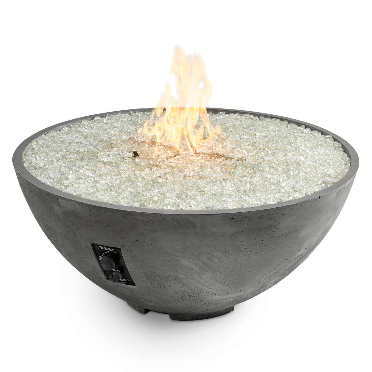 Cove Edge 42" – Brasero vasque rond au gaz Midnight Mist – CV-30EMM