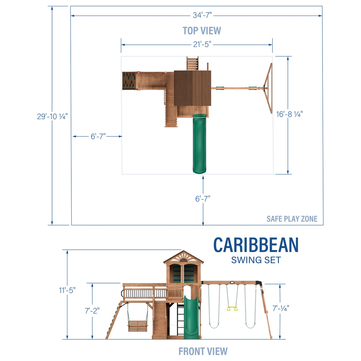 Caribbean – Portique de jeux