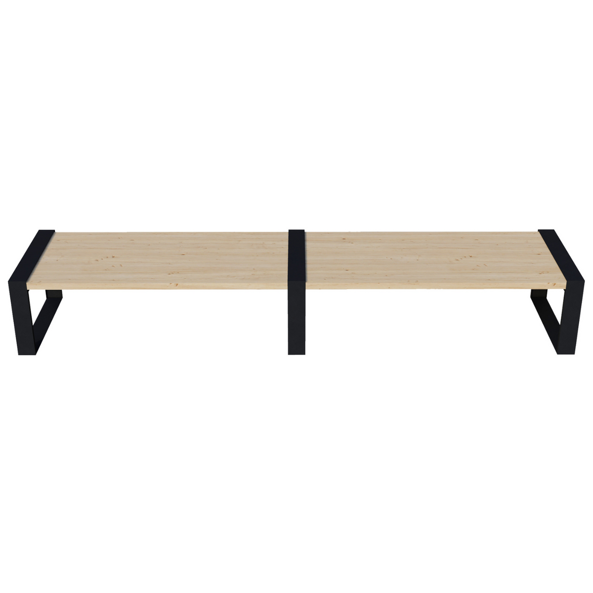 Kit DIY de table de pique-nique basse (jusqu’à 12 ft de long) – Supports pour lattes en bois 2x6