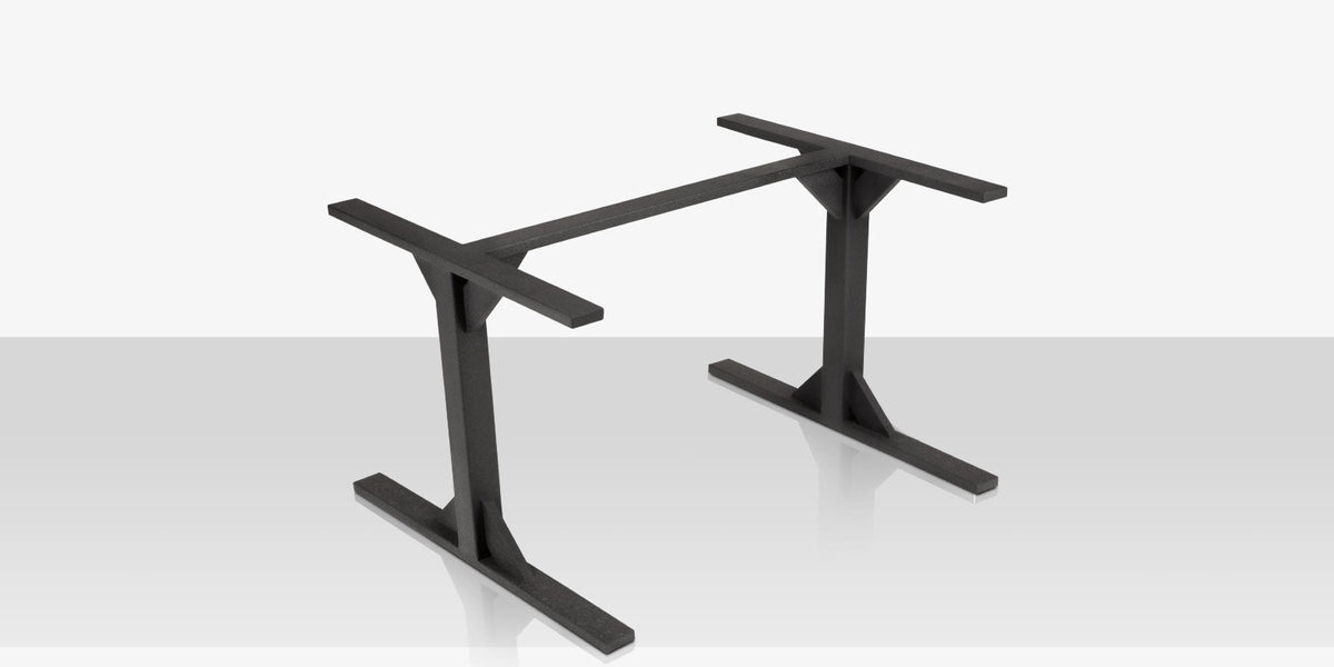 Piètement contemporain de table à manger, style T