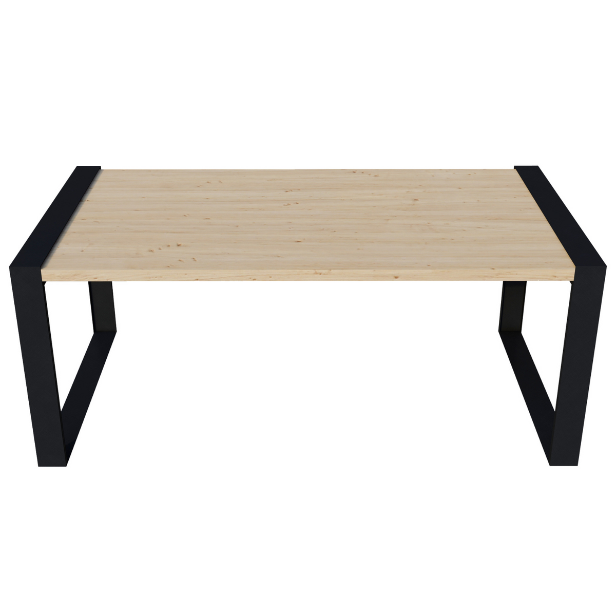 Kit DIY de table de terrasse extérieure (jusqu’à 6 ft de long) – Supports pour lattes en bois 2x6