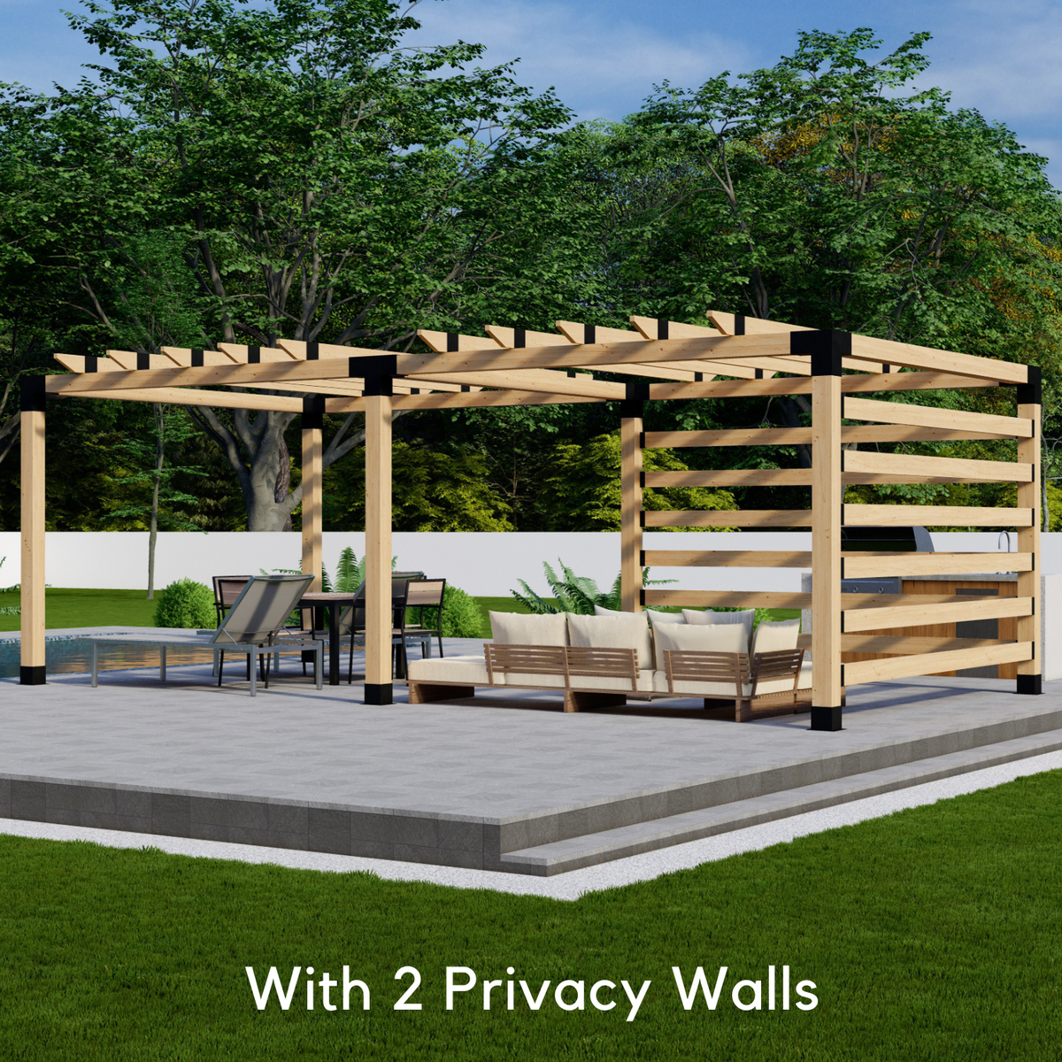 Kit DIY de pergola extérieure