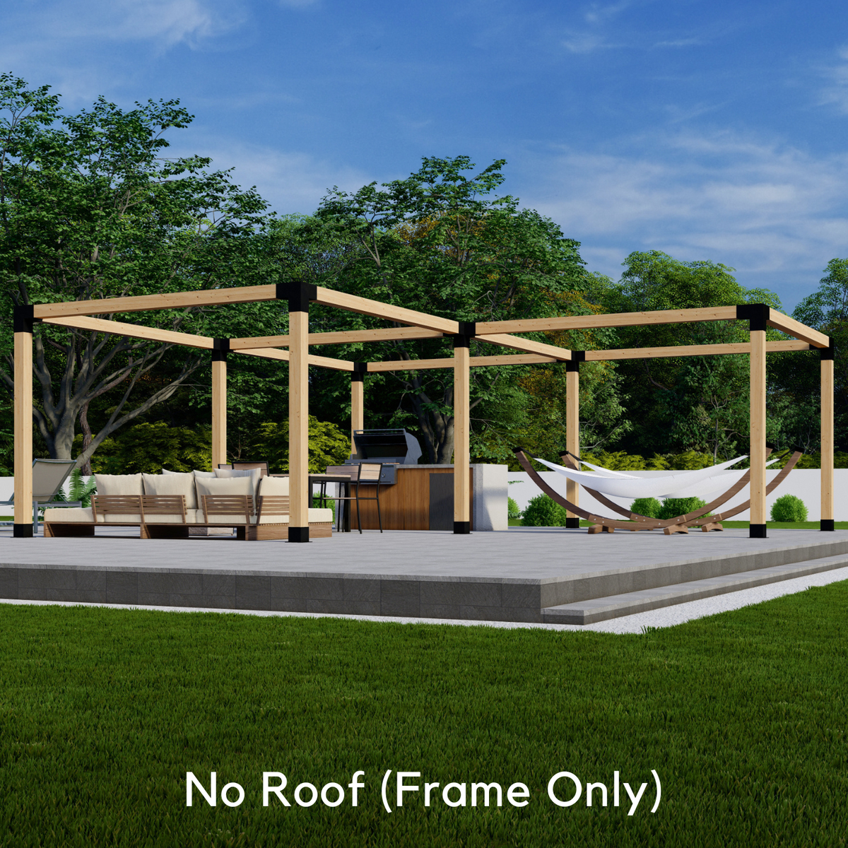 Kit de pergola en L