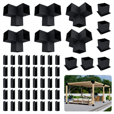 Pergola autoportante 15' x 10' avec toit