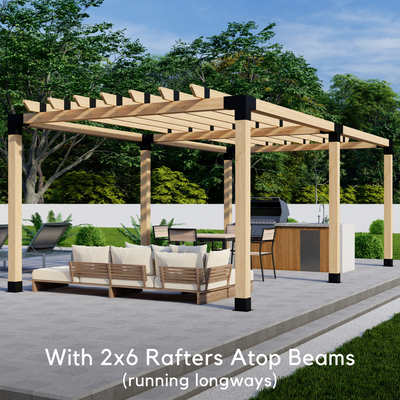 Pergola autoportante 15' x 10' avec toit