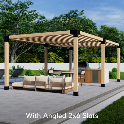 Pergola autoportante 13' x 10' avec toit