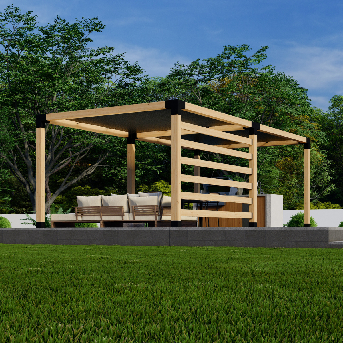 Kit de pergola facile à construire