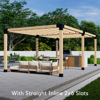 Pergola autoportante 13' x 10' avec toit