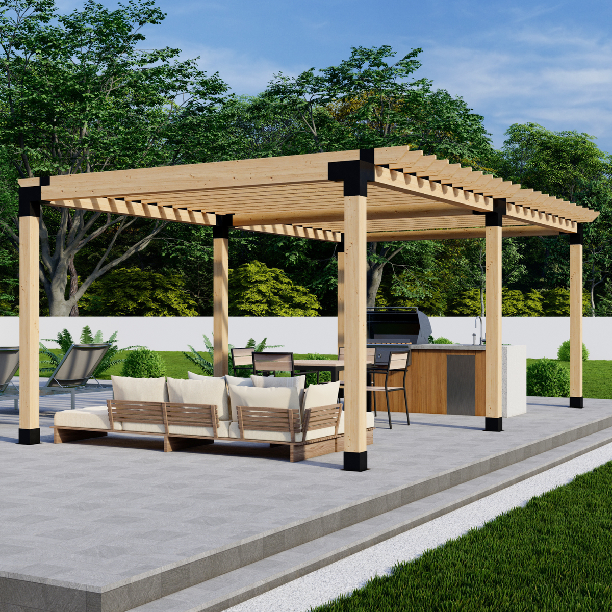 Kit DIY de pergola simple