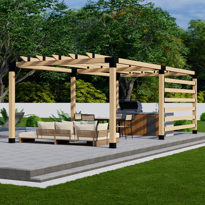 Kit pour pergola autoportante près de la maison ou dans le jardin