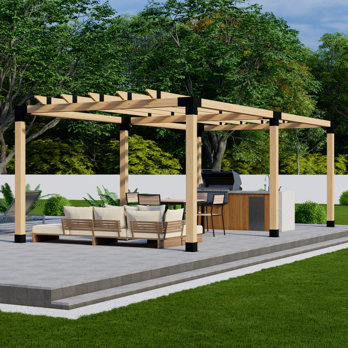 Kit DIY Zen pour pergola économique