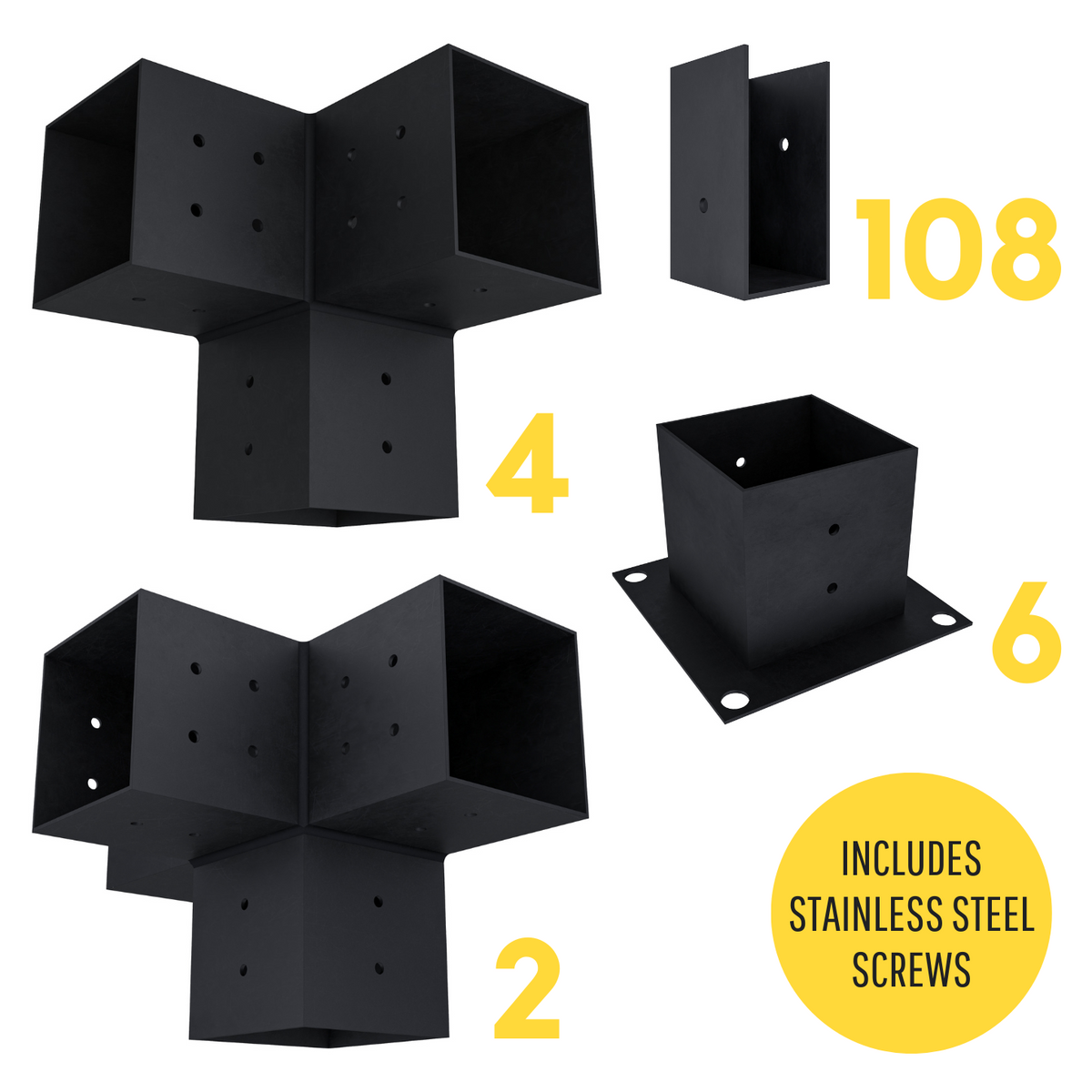 Kit DIY de supports pour pergola