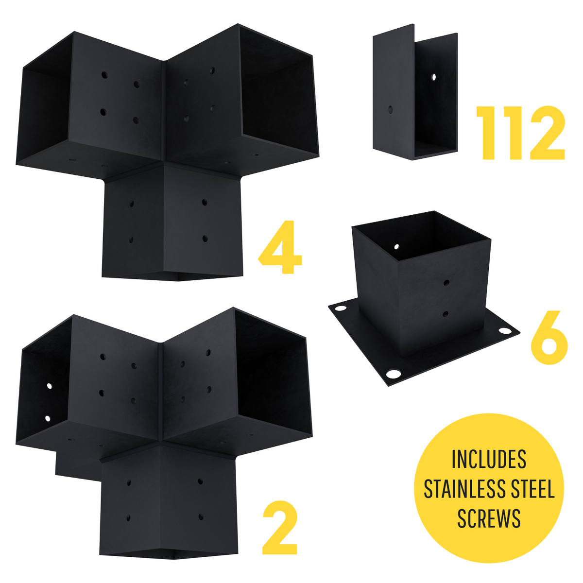Kit DIY de supports pour pergola sur mesure