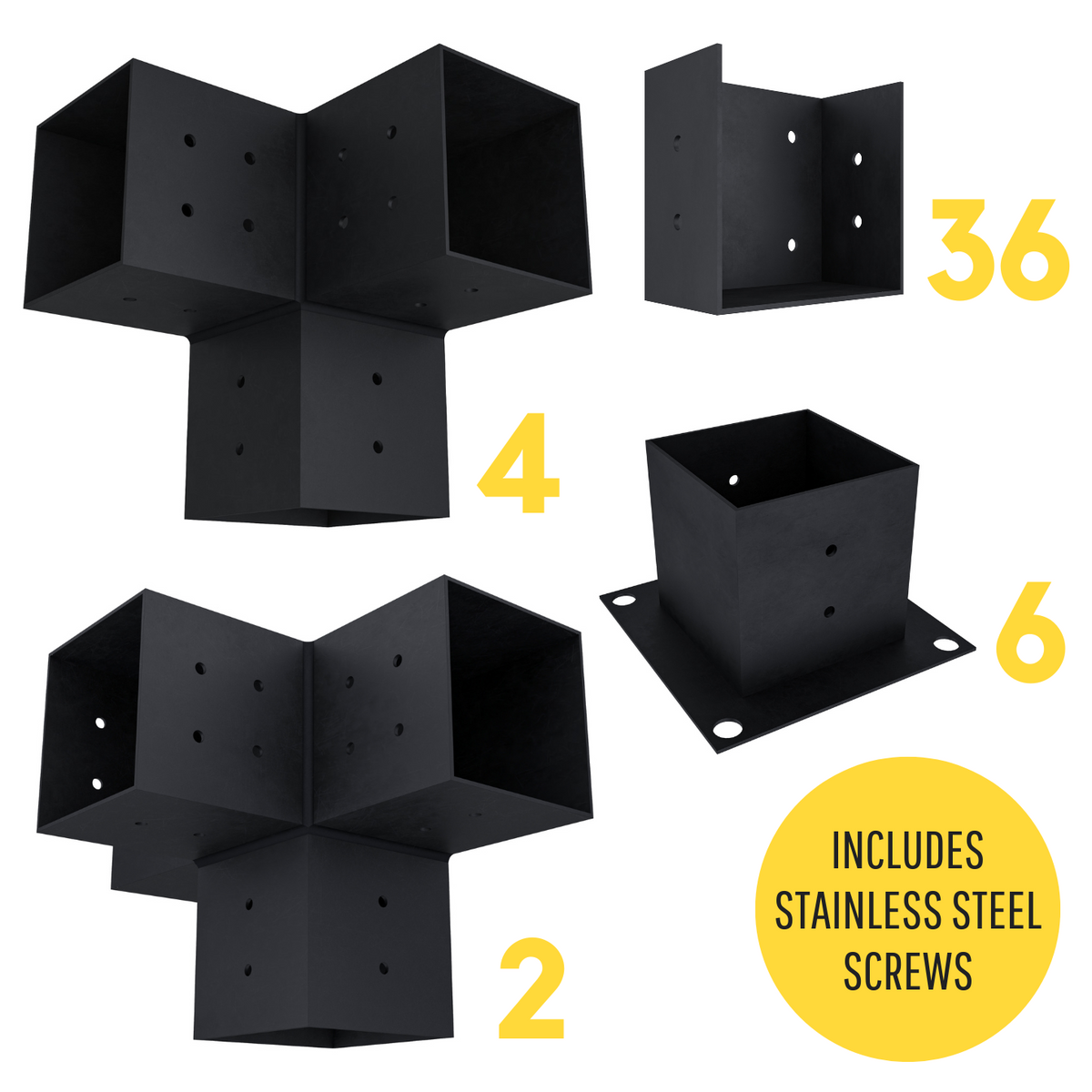 Kit pour pergola de terrasse avec ombrage