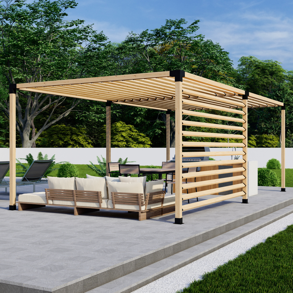 Kit de supports de pergola 4 x 4