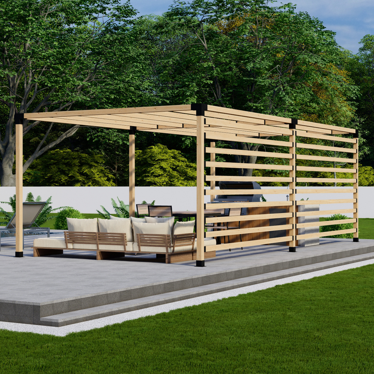 Kit de supports d’assemblage pour pergola