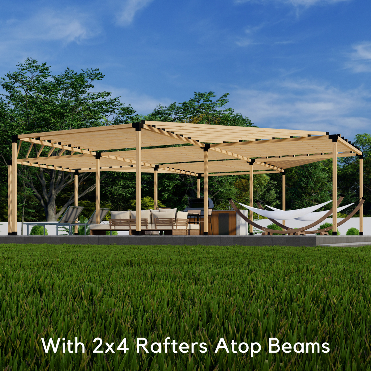 Kit de pergola octogonale – Pour pergola à 8 côtés jusqu’à 36' x 36'