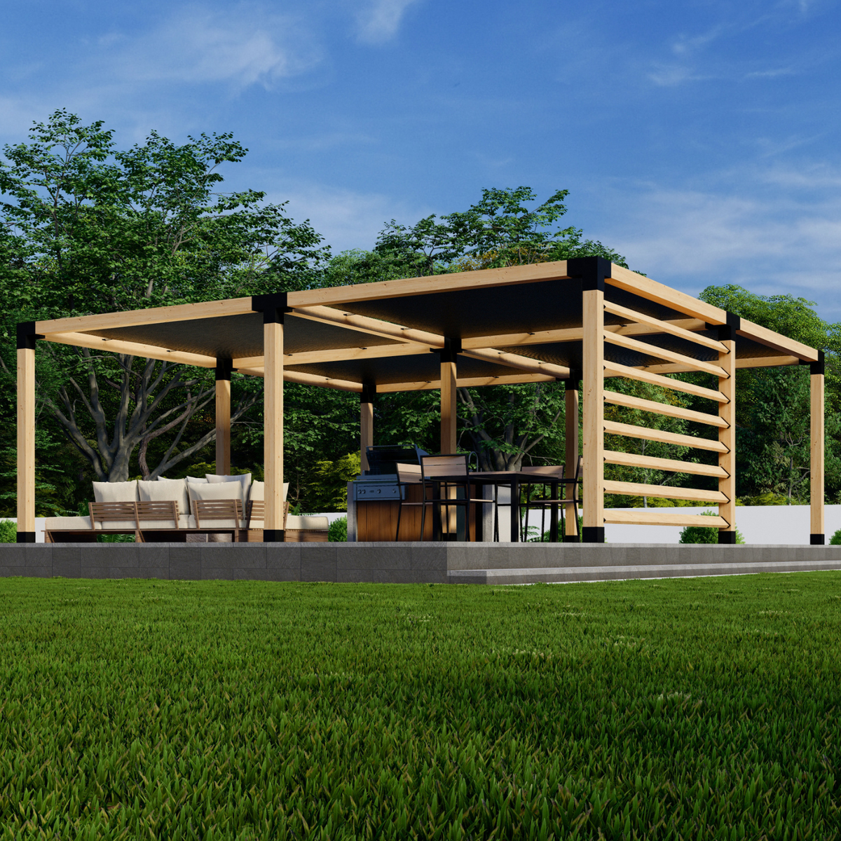 Kit DIY de pergola moderne simple