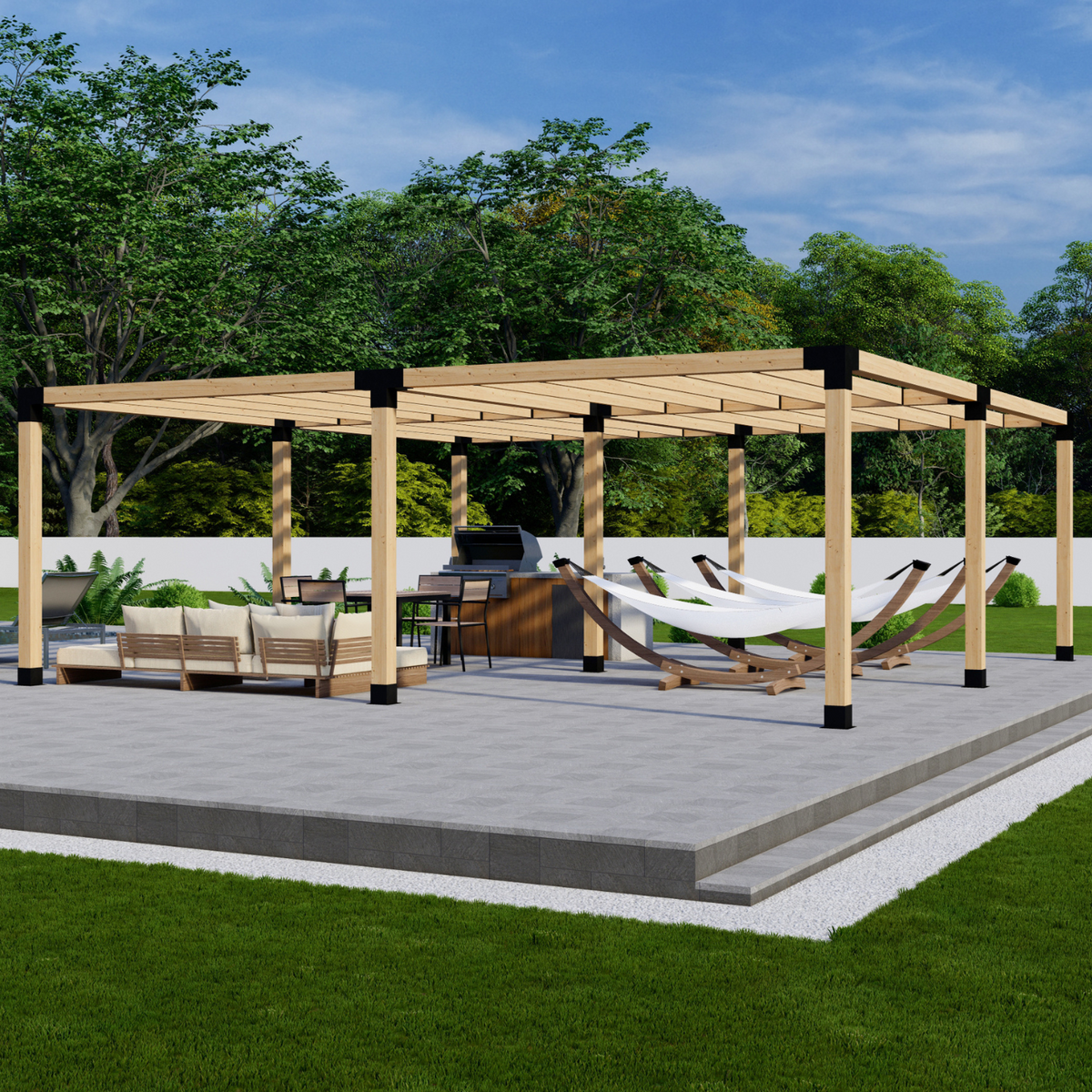 Kit DIY de quincaillerie pour construire une pergola