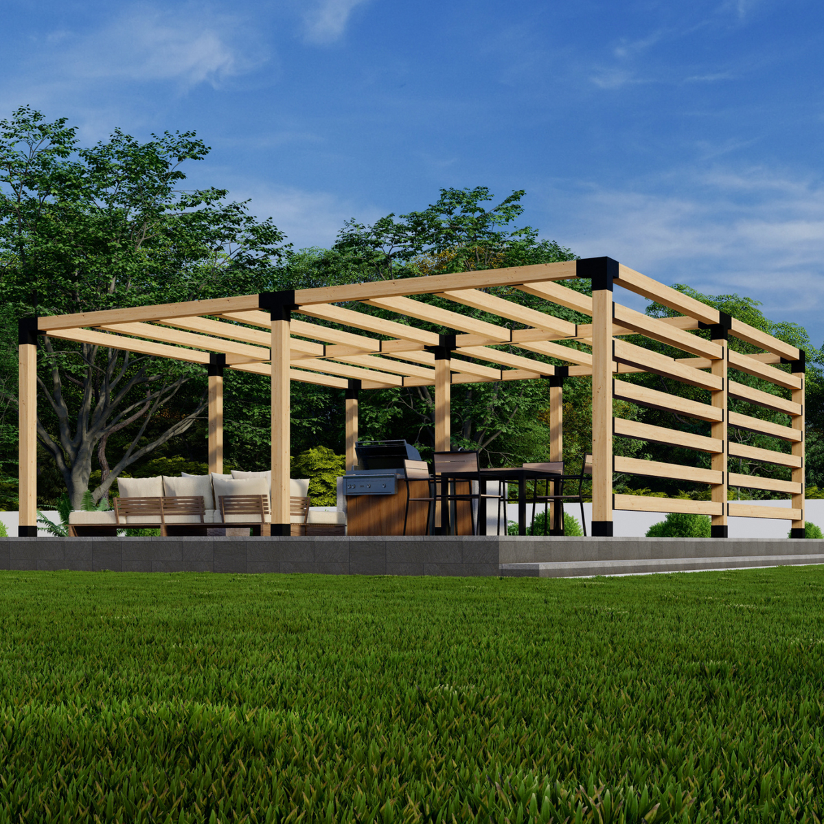 Kit DIY de supports pour pergola