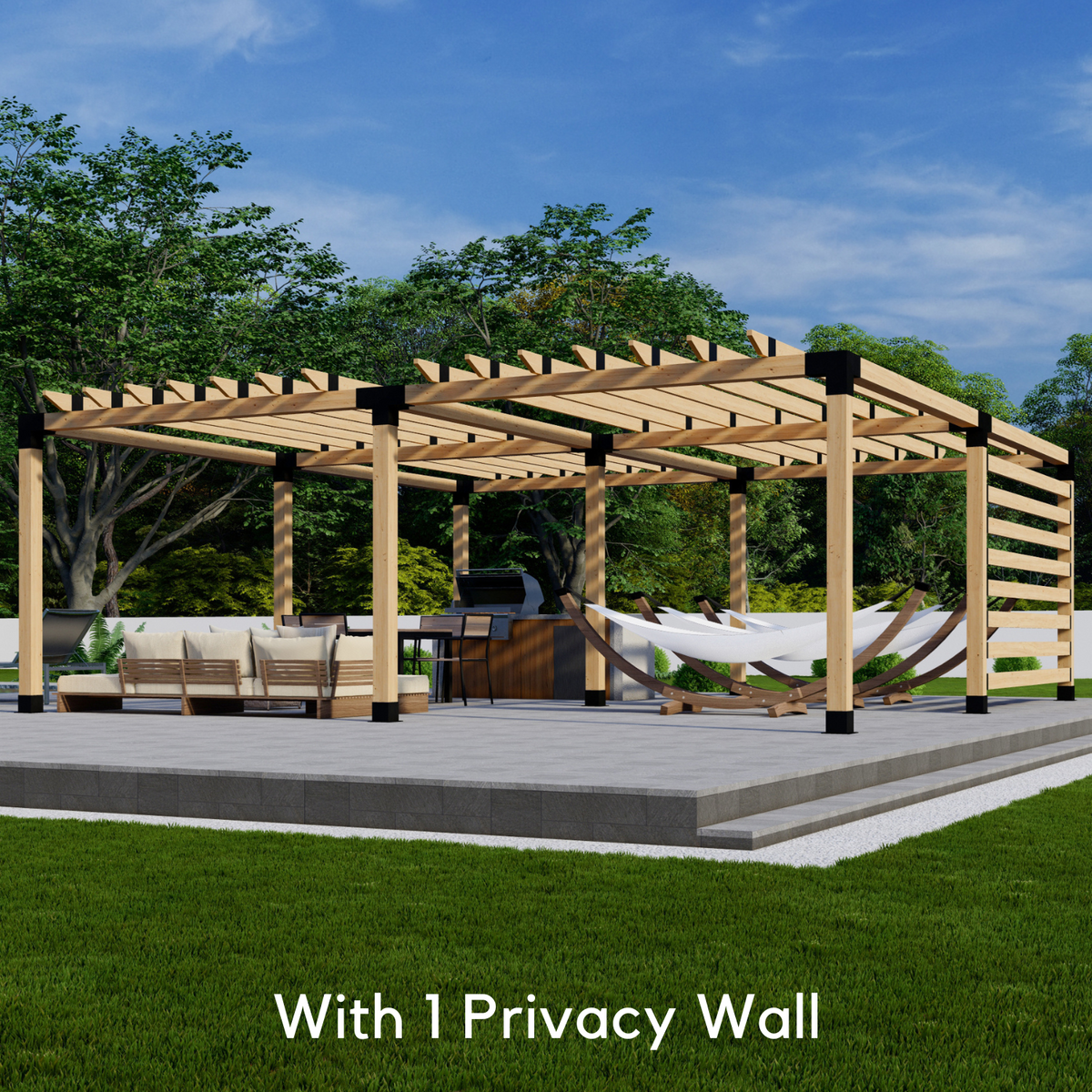 Kit DIY de supports et quincaillerie pour pergola