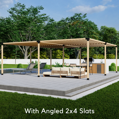Kit de pergola autoportante 24x14 avec toit