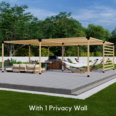 Kit pour construire une pergola avec toit