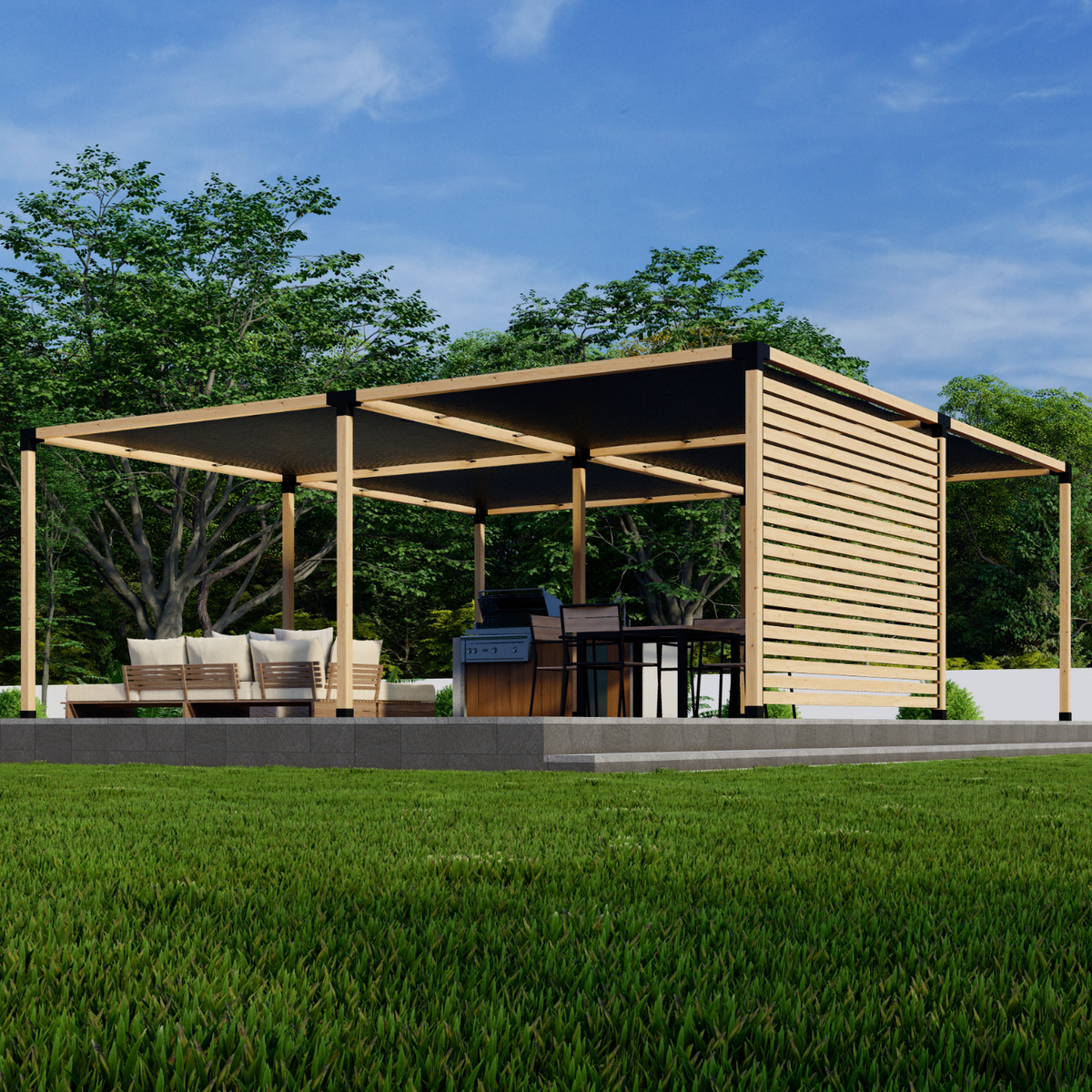 Kit de pergola moderne simple
