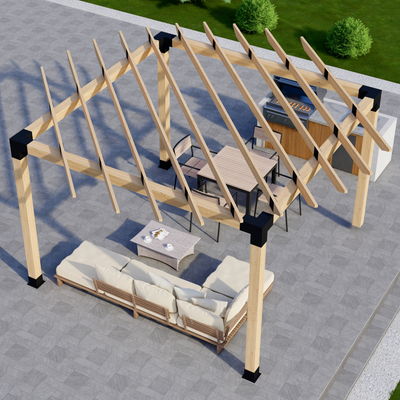 Kit de pergola circulaire – Pour pergola jusqu’à 12' x 12' avec toit circulaire