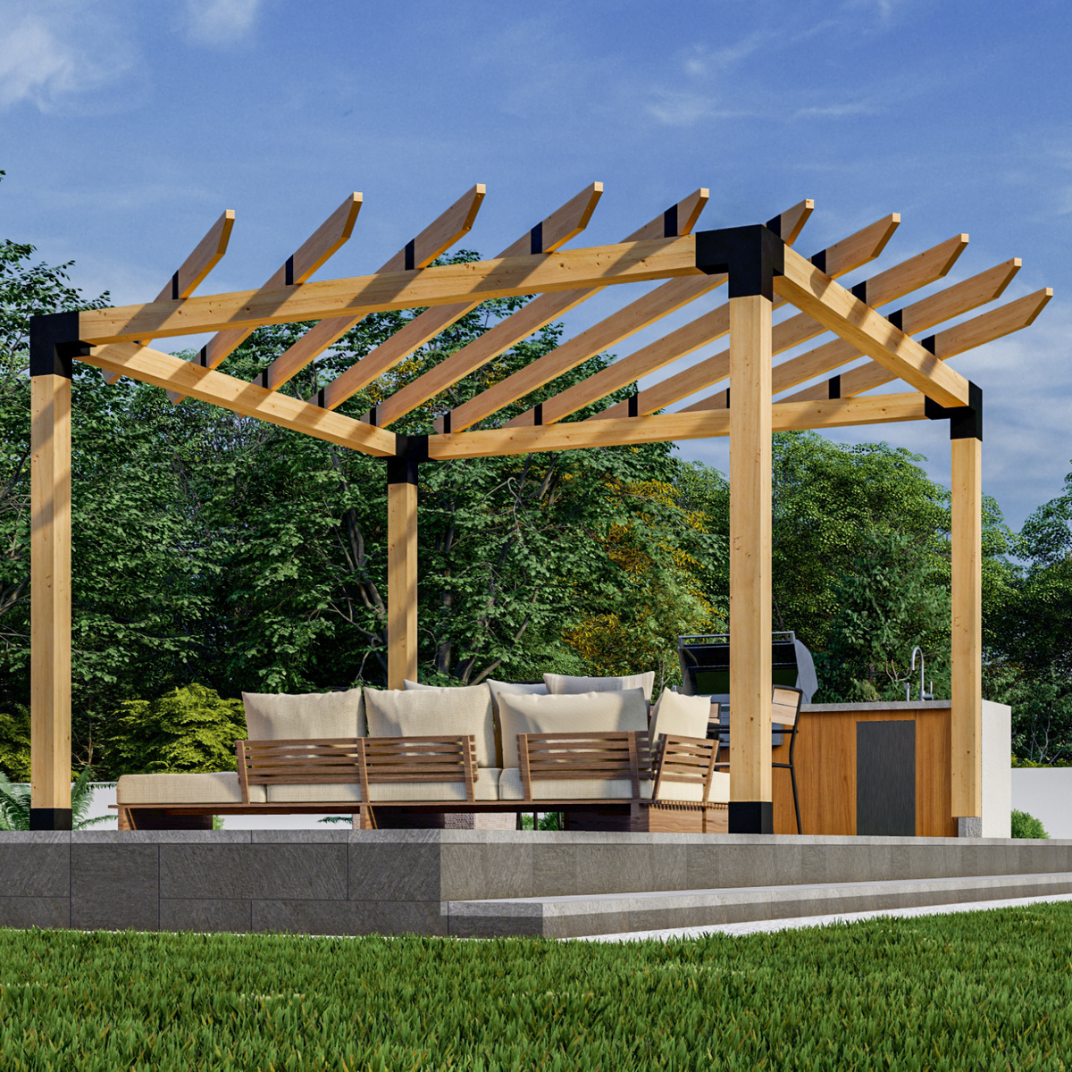 Kit de pergola circulaire – Pour pergola jusqu’à 12' x 12' avec toit circulaire