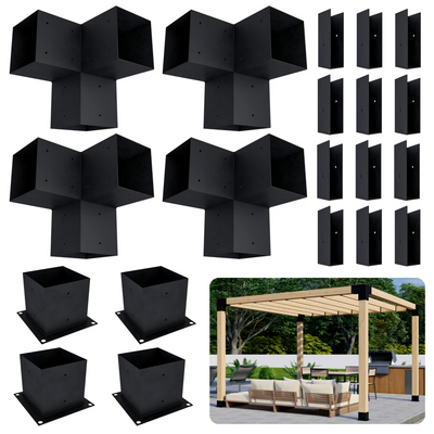 Pergola autoportante 7' x 10' avec toit