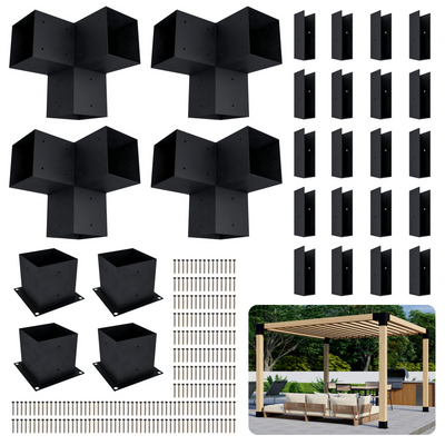 Pergola autoportante 6' x 10' avec toit