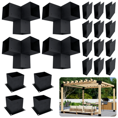 Pergola autoportante 9' x 10' avec toit