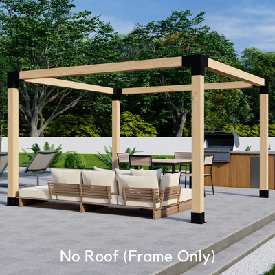 Pergola autoportante 12' x 7' avec toit