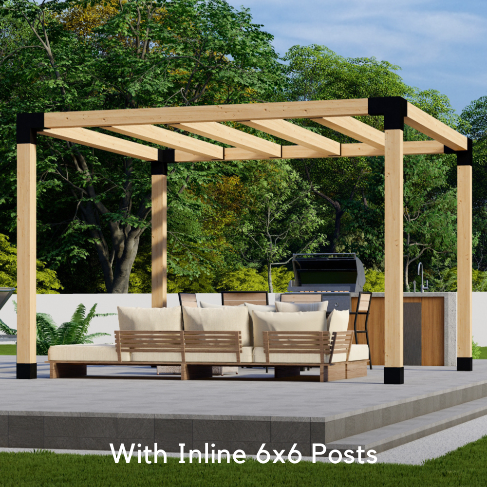 Pergola autoportante 5' x 10' avec toit