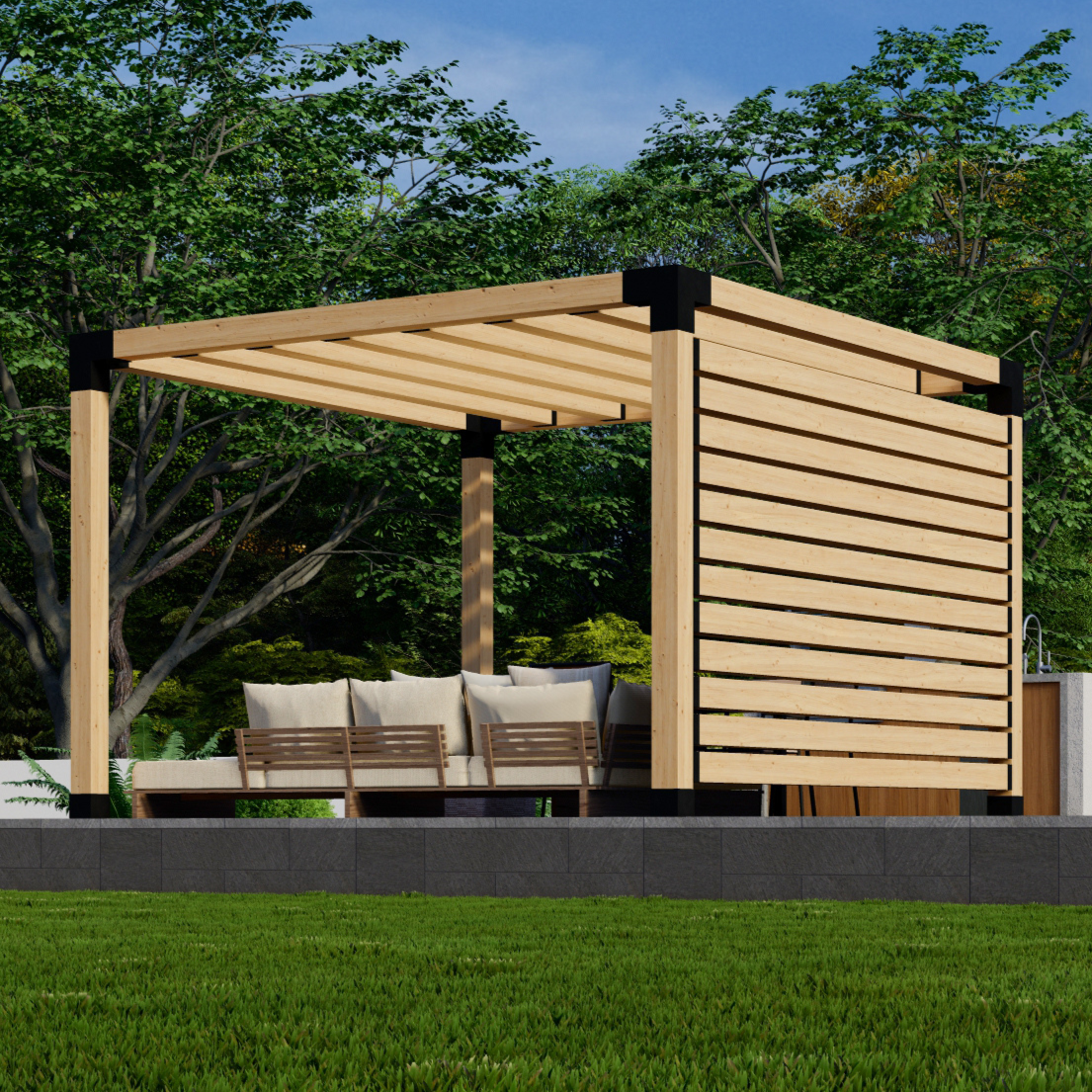 Mini kit de pergola – Pour pergola autoportante de toute taille jusqu’à 12' x 12'