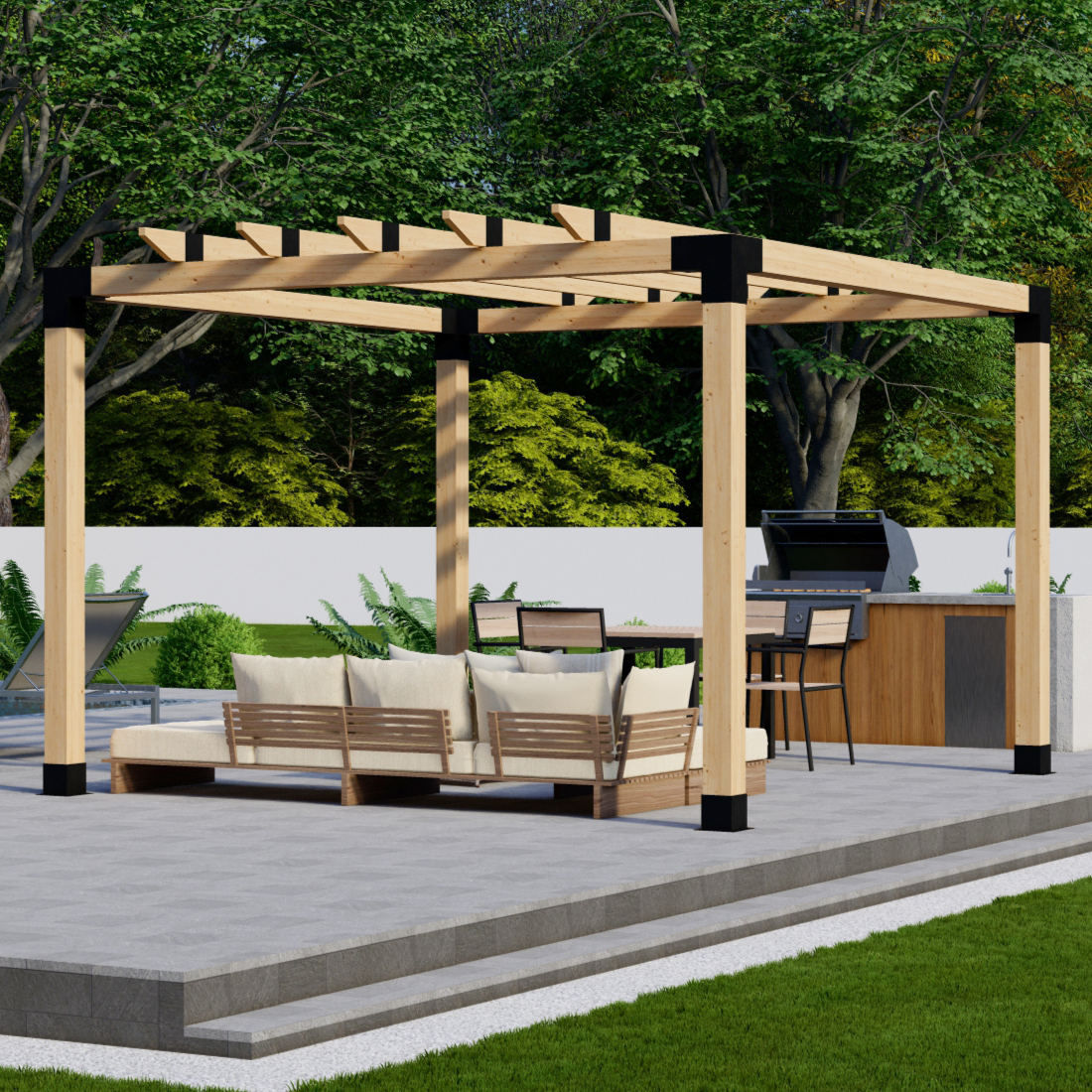 Kit DIY de pergola personnalisable