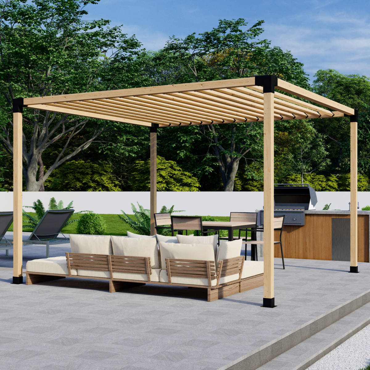 Kit de supports pour pergola DIY